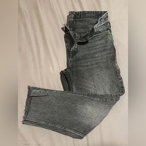 High rise straight jeans, size 28, All Saints